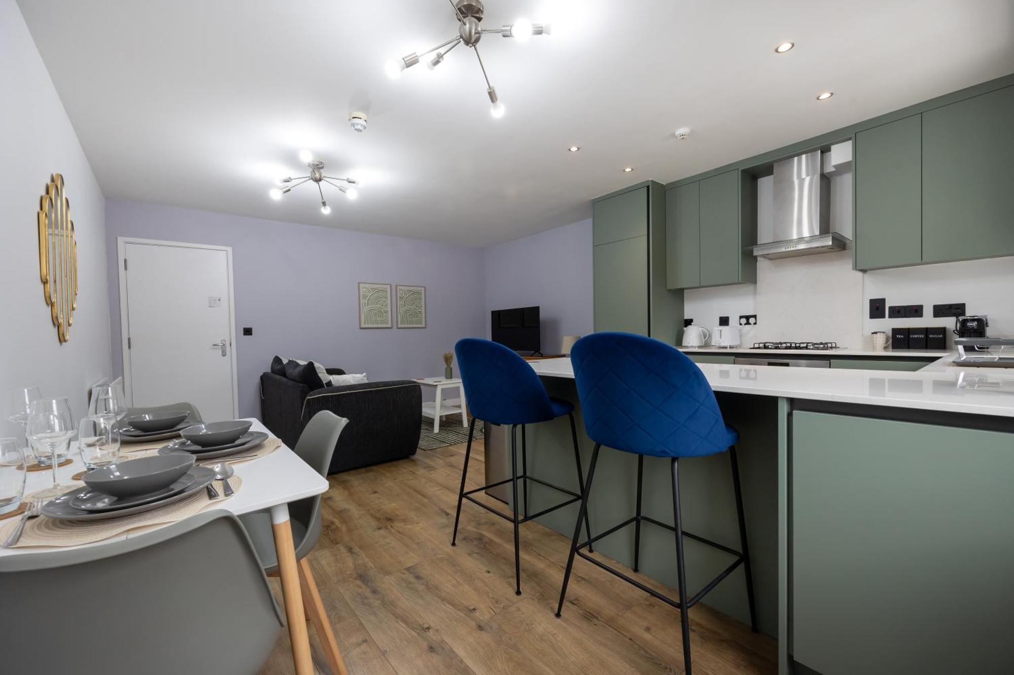 Appartamento Stunning 3Br, Free Parking, Near Town Center, Long Term Discoun Reading Esterno foto